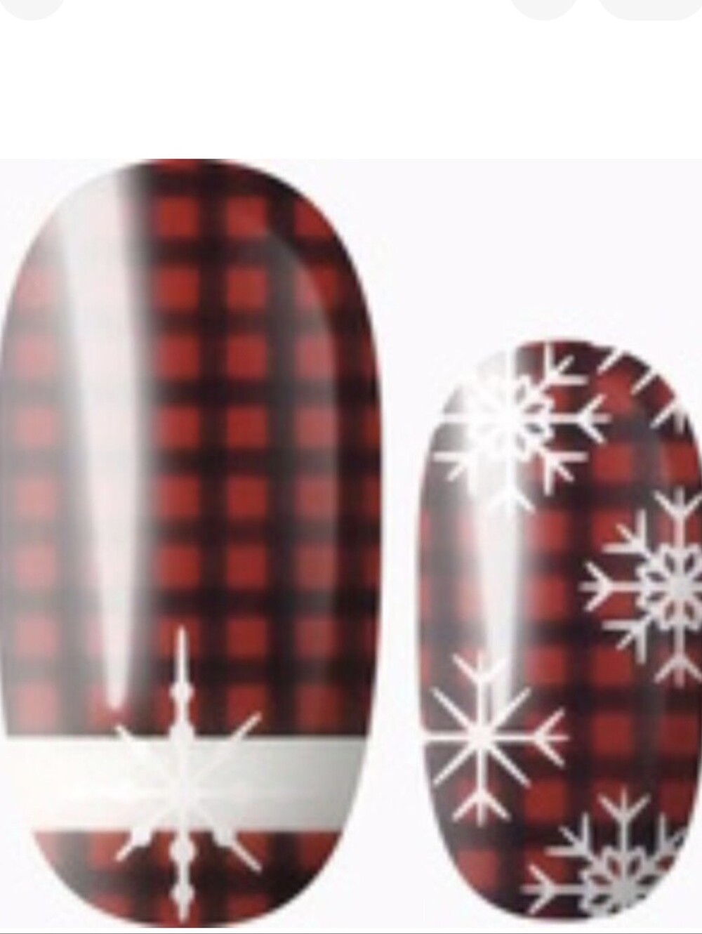 3 For 15 - LILY & FOX - CHRISTMAS PAJAMAS Holiday Nail Stickers Wraps Strips